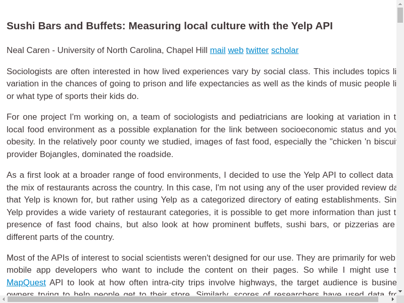 Preview of Measuring local culture using Yelp