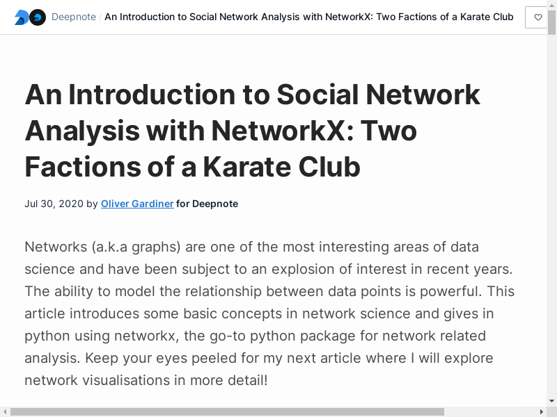 Preview of Social Network Analysis to analyze communities