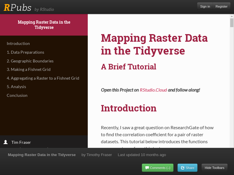 Preview of Mapping raster data (potential for solar power data)