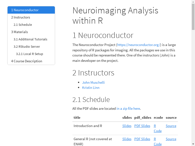 Preview of Neuroimaging (fMRI) Analysis