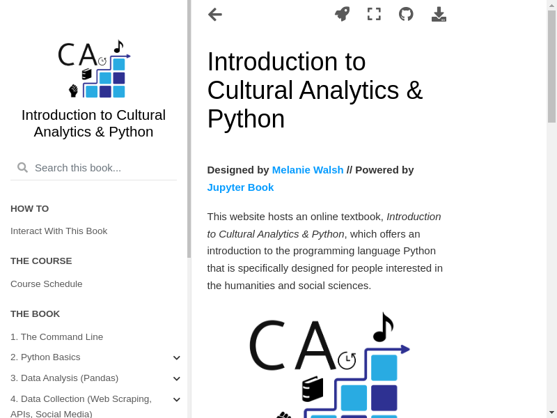 Preview of Cultural Analytics (multiple tutorials)