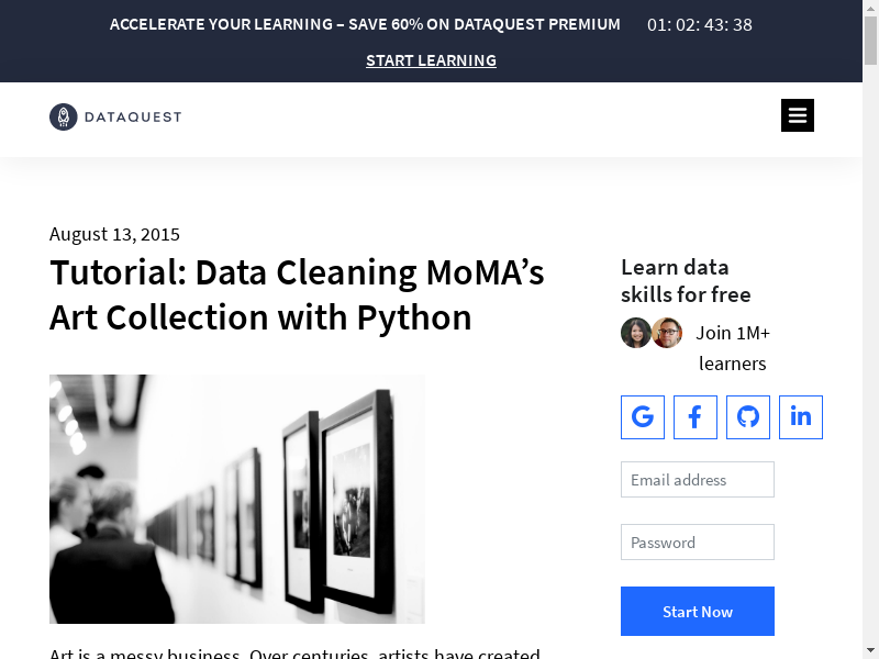 Preview of Data Cleaning MoMA’s Art Collection