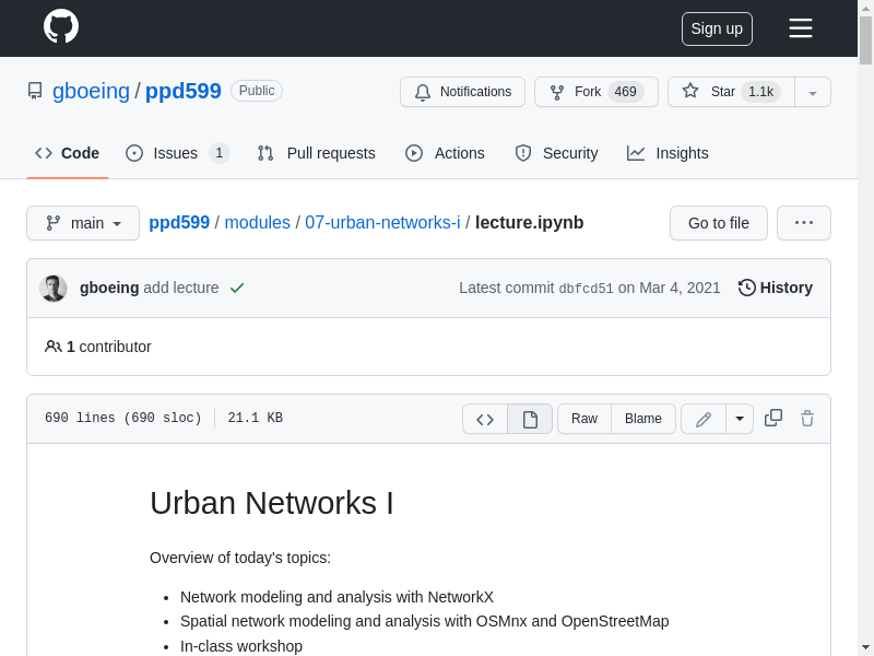 Preview of Urban Networks