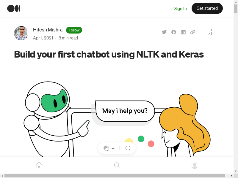 Preview of Your First Chatbot
