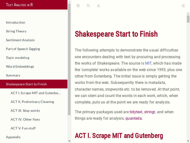 Preview of Analyzing text (Shakespeare)