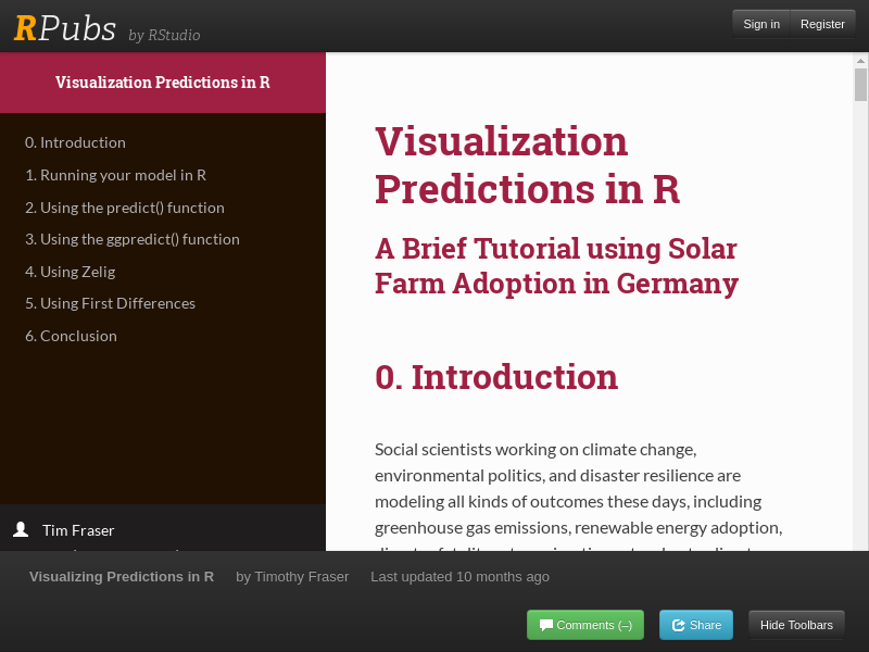 Preview of Visualizing predictions (solar farms in Germany)